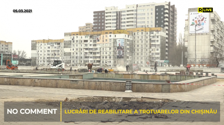 (VIDEO) NO COMMENT! Renovarea zonei din preajma centrului comercial „UNIC”