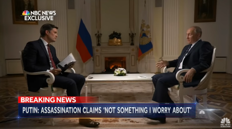 VIDEO Putin a răspuns dacă se consideră un ucigaș la televiziunea americană. A acordat un interviu de 90 de minute!
