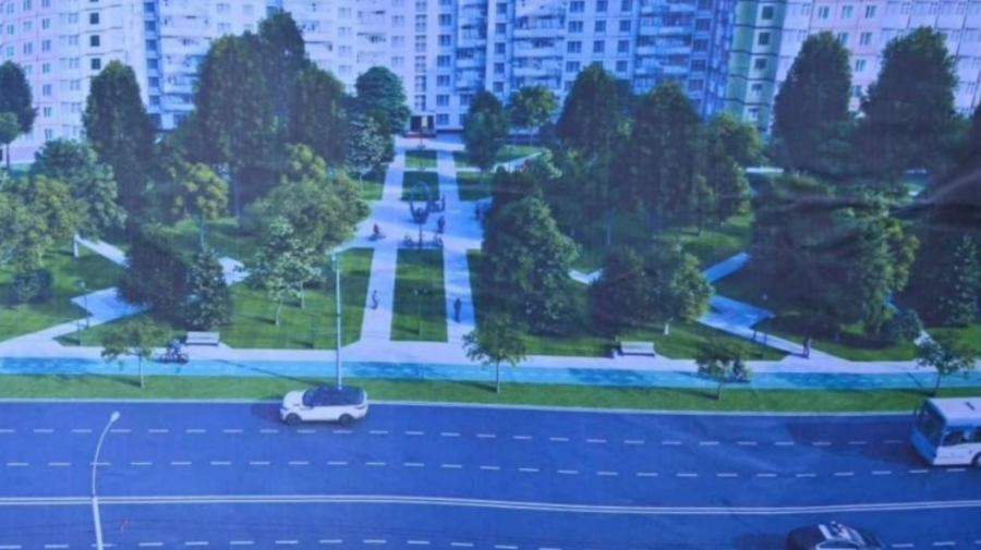 Au început lucrările pentru reabilitarea scuarului de pe strada Miorița
