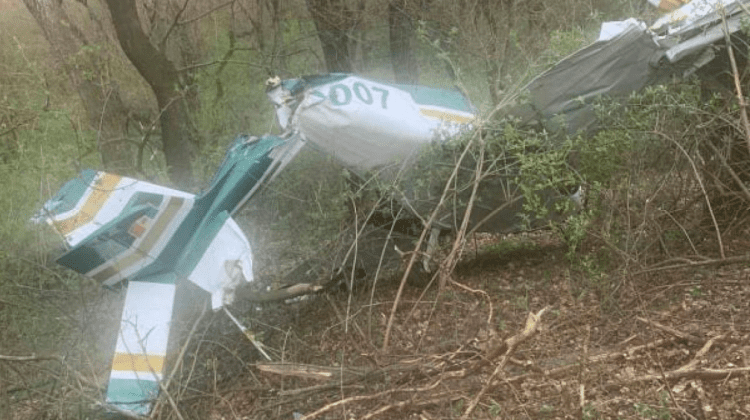 (FOTO) Accident aviatic la Vadul lui Vodă. Avionul s-a prăbușit de la aproximativ 300 de metri