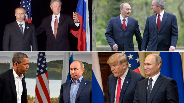 Imagini VIDEO rare! Putin și președinții SUA cu care s-a întâlnit înainte de Biden