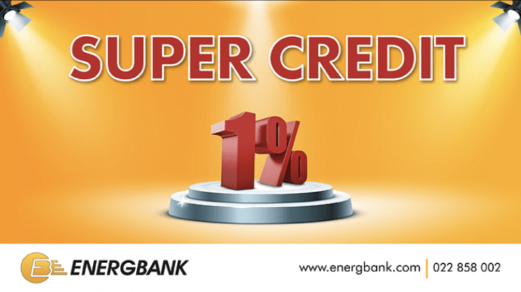 La Energbank ai Super Credit doar la 1%