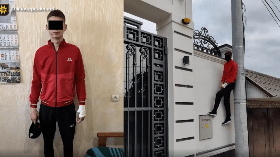 (VIDEO) Recidivist, reținut pentru furturi din apartamente. Prejudiciul a fost estimat la 30 de mii de lei