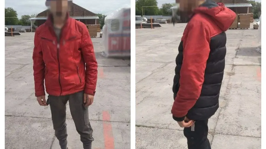 (FOTO) Bărbat din Drochia, suspectat de trafic de ființe. În camionul cu produse polițiștii au depistat doi tineri