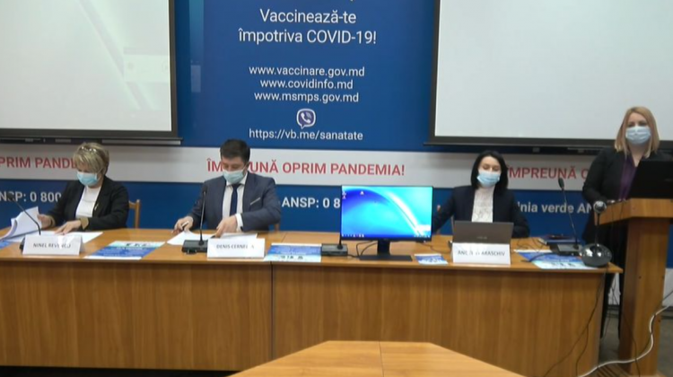Conferință de presă privind procesul de vaccinare împotriva COVID-19. Urmărește în direct pe RLIVE TV și RLIVE.MD
