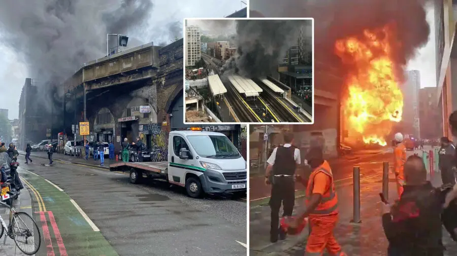 VIDEO FOTO O explozie puternică a zguduit și a umplut de fum o stație de metrou din sudul Londrei. Zona a fost evacuată