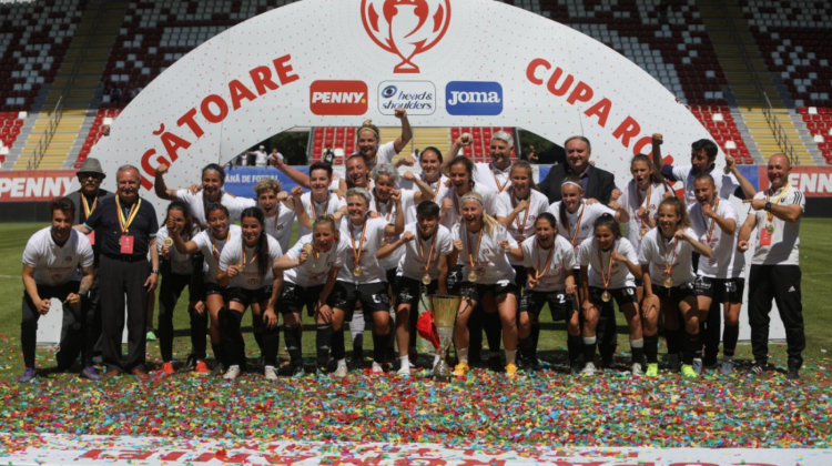 Naționala feminină de fotbal: Cristina Cerescu și Carolina Țabur au câștigat Cupa României