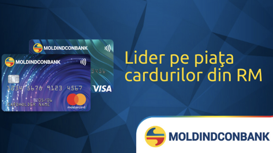 Fiecare al treilea deţinător de card din Moldova este clientul Moldindconbank