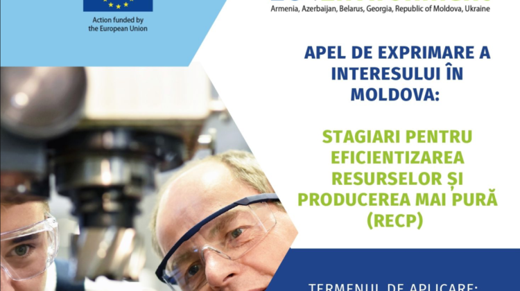 Instruire pentru specialiști în eficientizarea resurselor și producerea mai pură. Termen de aplicare: 20 iulie