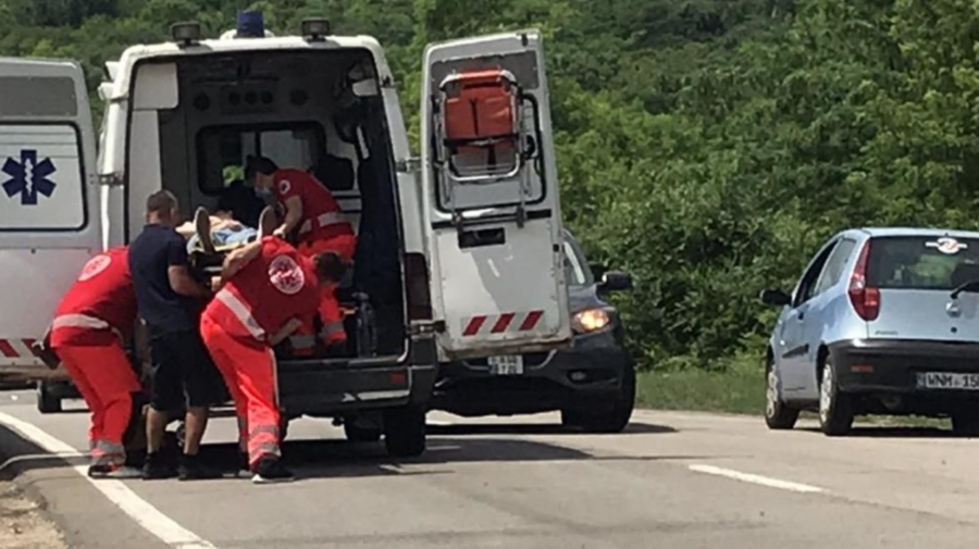 Accident în raionul Criuleni. Cinci VEHICULE împlicate, iar o persoană în stare de ȘOC