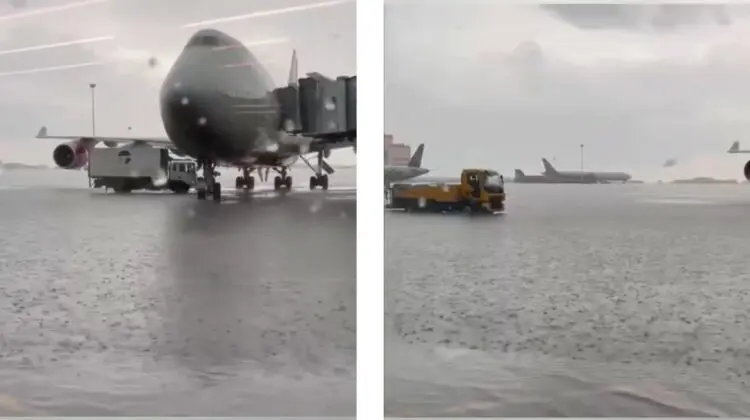 VIDEO Un aeroport din Moscova este inundat, iar avioanele sunt în apă! 16 zboruri, redirecționate spre alte orașe