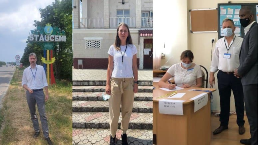 GALERIE FOTO Observatorii de la Ambasada SUA în Republica Moldova participă la monitorizarea alegerilor