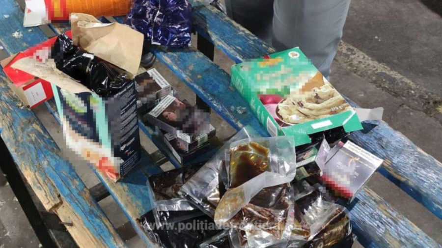 FOTO NOUĂ kilograme de TUTUN, depistate în cutii pentru alimente. Ce amendă a primit bărbatul „vinovat”
