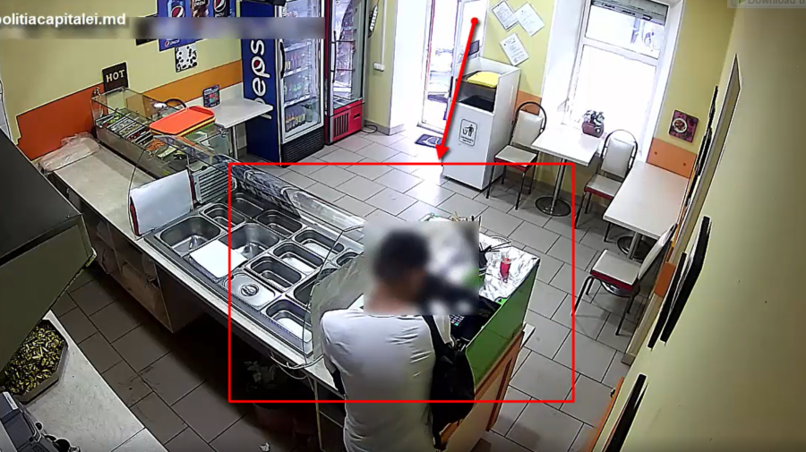 VIDEO S-a jucat cu focul, iar acum stă la rece. Un bărbat din Capitală, reținut pentru JAF