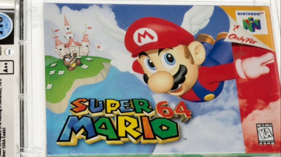 Un nou record! Jocul video Super Mario 64 s-a vândut la licitație pentru 1,5 milioane de dolari