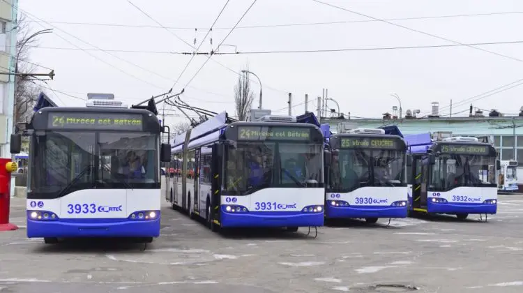Mai multe troleibuze din Capitală au fost redirecționate! Vezi cine se face de vină