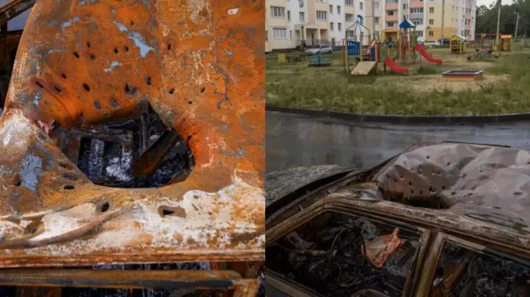 FOTO Amnesty International: Rusia a folosit bombe cu dispersie la Harkov