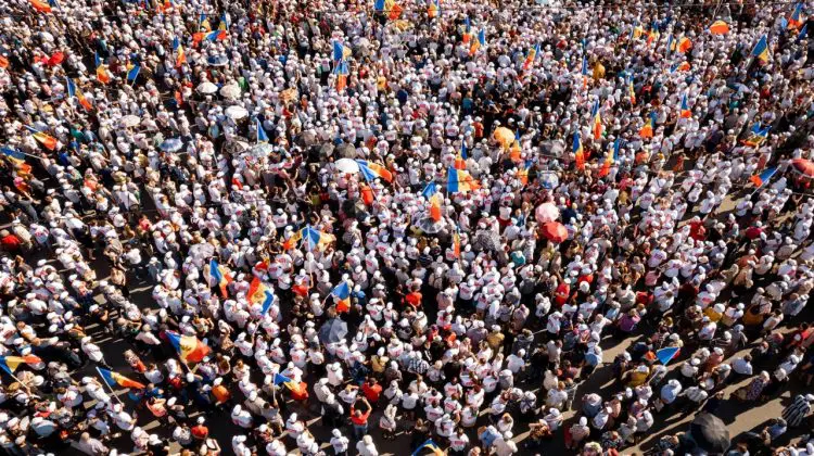 FOTO Peste 40 de mii de oameni s-au adunat în PMAN, spun organizatorii