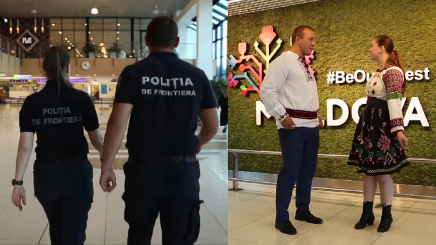 VIDEO Poartă ie cu mândrie. Polițiștii de frontieră au schimbat uniforma pe straie naționale