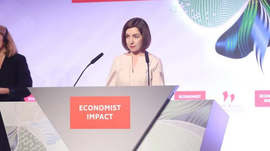 FOTO Maia Sandu a ajuns la Atena. Șefa statului a participat la o masă rotundă organizată de „The Economist”