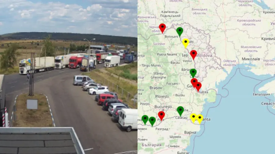 FOTO Situația camioanelor de la vamă: Ce se întâmplă vineri la hotarele țării?