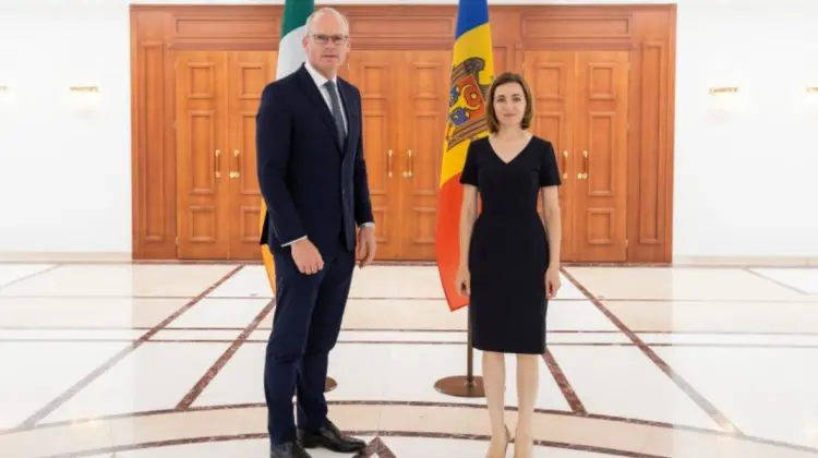 Oficialul irlandez, aflat în vizită la Chișinău, primit de Sandu la Președinție: Două subiecte de bază discutate