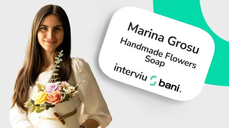 10 LEI: A transformat hobby-ul într-o sursă de venit. Masterclass de producere a florilor de săpun cu Marina Grosu