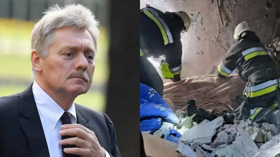VIDEO Peskov infirmă vehement bombardarea blocului din regiunea Odesa: Nu țintim în obiective civile
