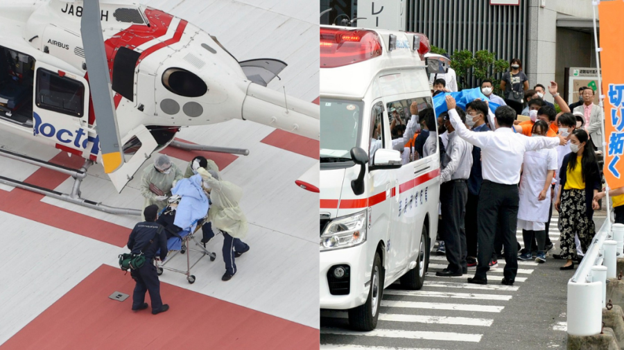 FOTO, VIDEO Fostul premier japonez a fost împuşcat în timpul unui discurs. Shinzo Abe este „în stare critică”
