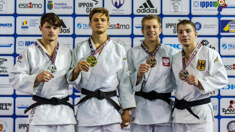 Rezultate frumoase pentru sportivii noștri! Un judocan din Republica Moldova a câștigat Cupa Europei de la Cluj