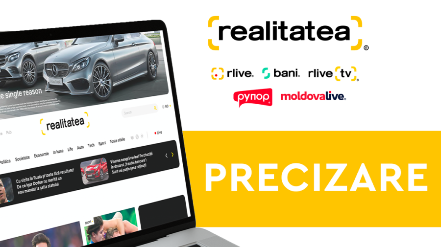 Precizare a Grupului de presă REALITATEA