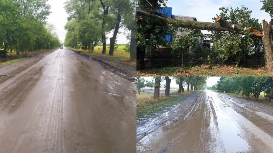 FOTO Drumuri pline de nămol la centrul și nordul țării. ASD a scos tehnica și angajații în teren