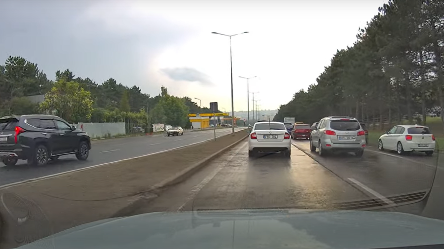 VIDEO Pe contrasens, cu viteză spre spital: Năștea soția. Fapta unui șofer. Ce spune poliția: amendă sau iertare?