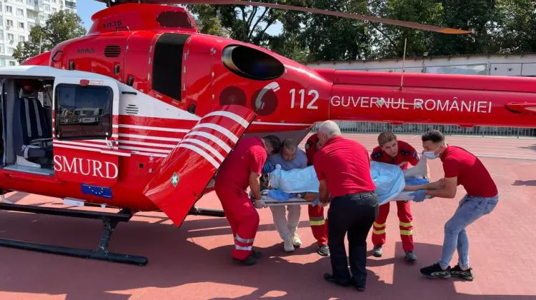 FOTO Bărbat din Florești – transportat cu un echipaj SMURD la Chișinău. Ce s-a întâmplat