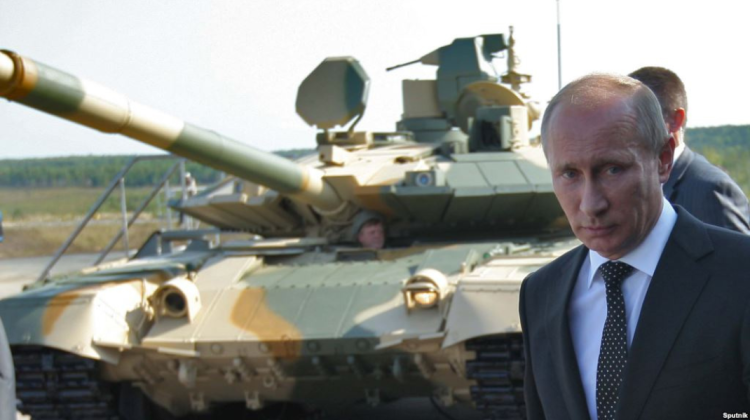 VIDEO Sculptura lui Vladimir Putin pe tanc a apărut în Central Park din New York. Cum a ajuns acolo