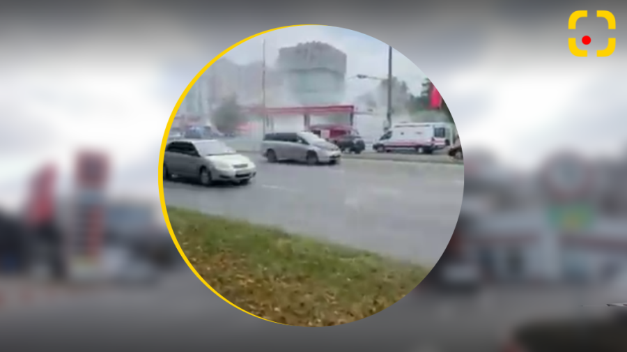 FOTO, VIDEO S-a auzit și văzut o explozie, în această seară, la o benzinărie de pe Viaduct