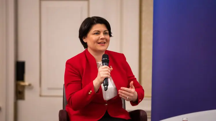 FOTO Gavrilița a discutat cu reprezentanții companiilor membre ale Camerei de Comerț Americane la București