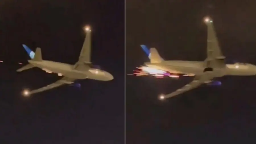 VIDEO Clipe de coșmar pentru sute de pasageri! Aeronava lor a început să se dezintegreze în aer