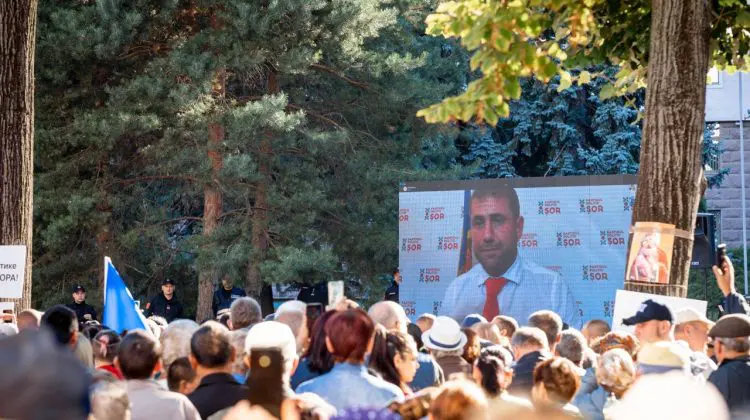 FOTO Protest cu mii de oameni, a doua duminică. Ilan Șor: „Până nu vor fi anunțate alegeri anticipate, nu vom pleca”