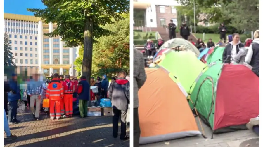 VIDEO Poliția acuză protestatarii: Admit nereguli, blochează trecerile și aruncă deșeurile în locuri publice