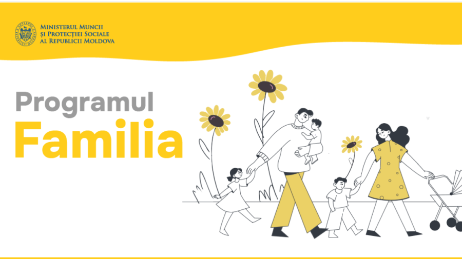 VIDEO A fost lansat programul național ”Familia”! Ce suport vor primi moldovenii de la stat