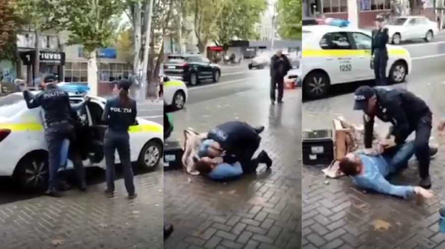 VIDEO Detalii despre bătăușul, care s-a luat la harță cu poliția: Cine este și ce riscă