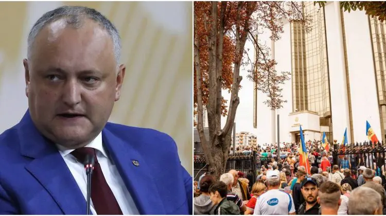 Dodon reacționează la protestul organizat de partidul Șor: Oamenii care stau în corturi trebuie susținuți