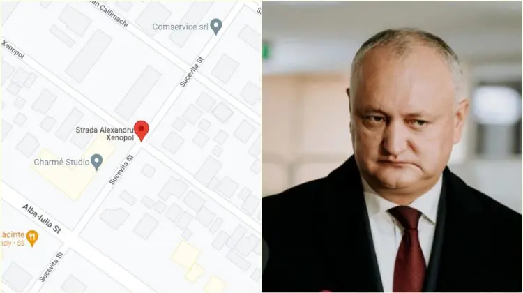 VIDEO Noaptea au fost zărite flăcări lângă casa lui Igor Dodon