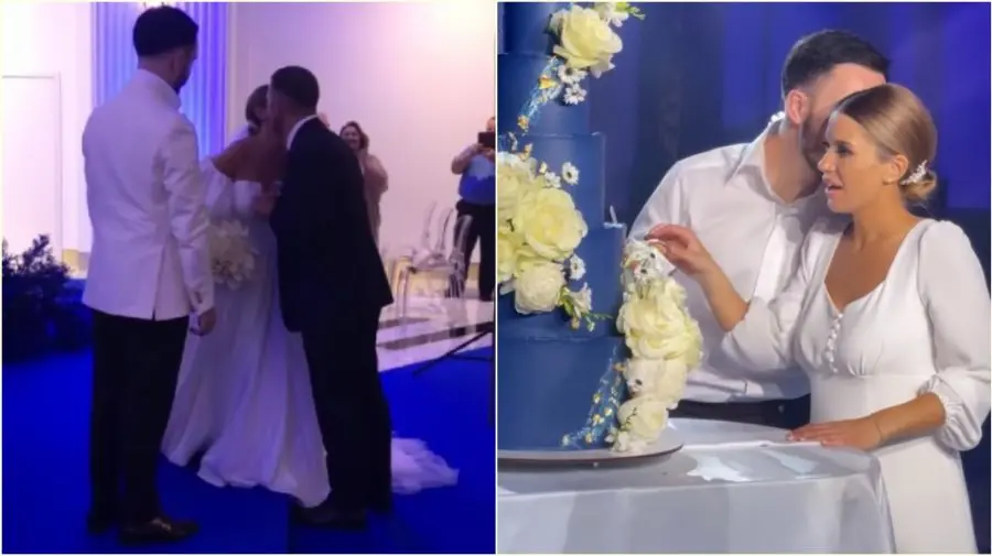 VIDEO „Aplauze! Mireasa cu tata”. Dorin Damir către fiica Gabriela la nuntă: Numai nu plânge