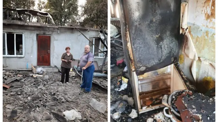 FOTO Strigăt disperat! Un incendiu devastator i-a lăsat, în ajunul iernii, pe doi pensionari fără casă. Îi poți ajuta