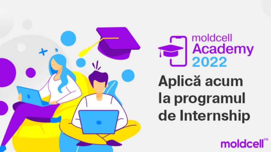 Start înregistrare pentru stagiu în Moldcell Academy, ediția din 2022