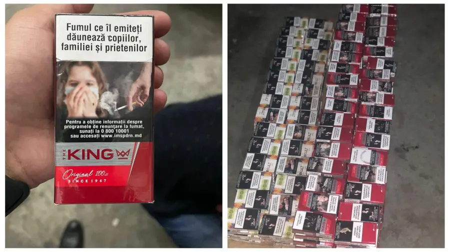 FOTO, VIDEO Țigarete ticsite într-un Volkswagen – la un pas să ajungă în UE! Cine era la volanul automobilului