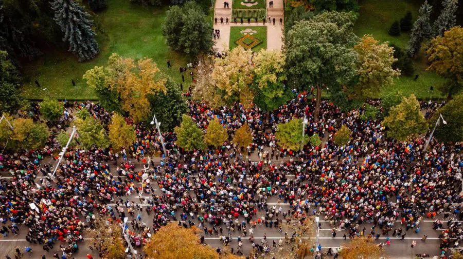 Hai de-a matematica… Poliția a anunțat cifra oficială a protestatarilor ȘOR din a treia duminică