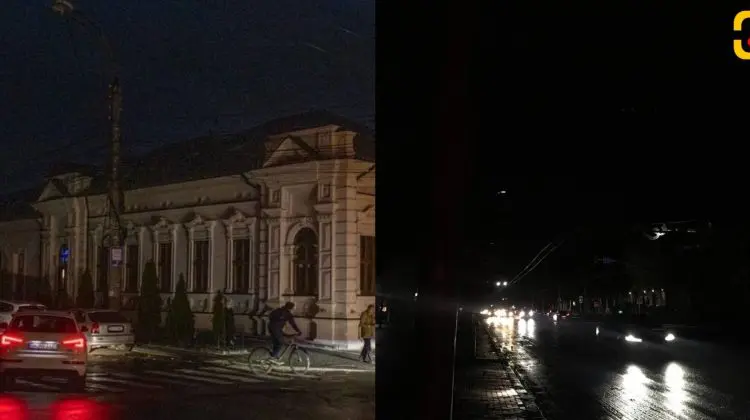 Fără lumină pe străzi, dar cu recomandări cât duce trenul. Polițiștii sugerează cum să ne protejăm în beznă